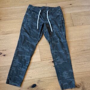 Men's Vuori Climber Ripstop Grey Camouflage Pants